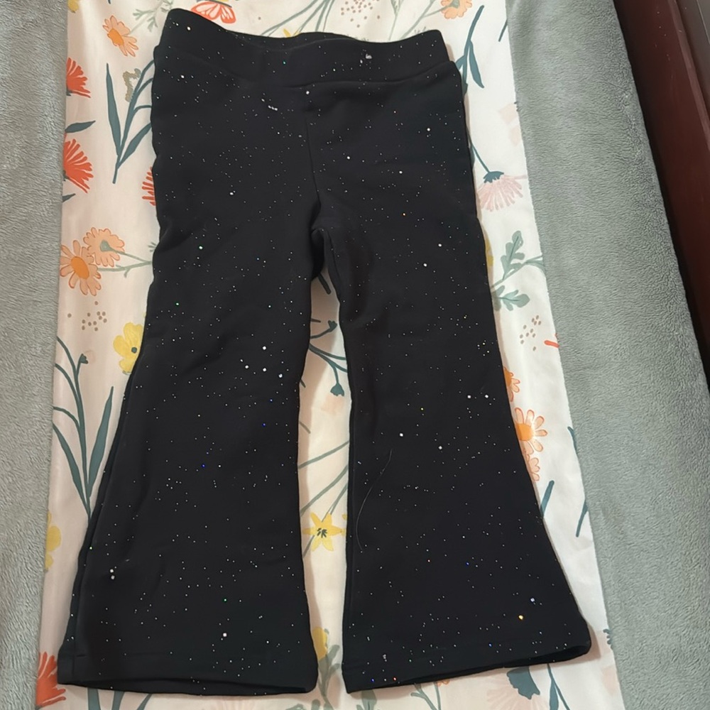 Baby sparkly flare leggings ✨